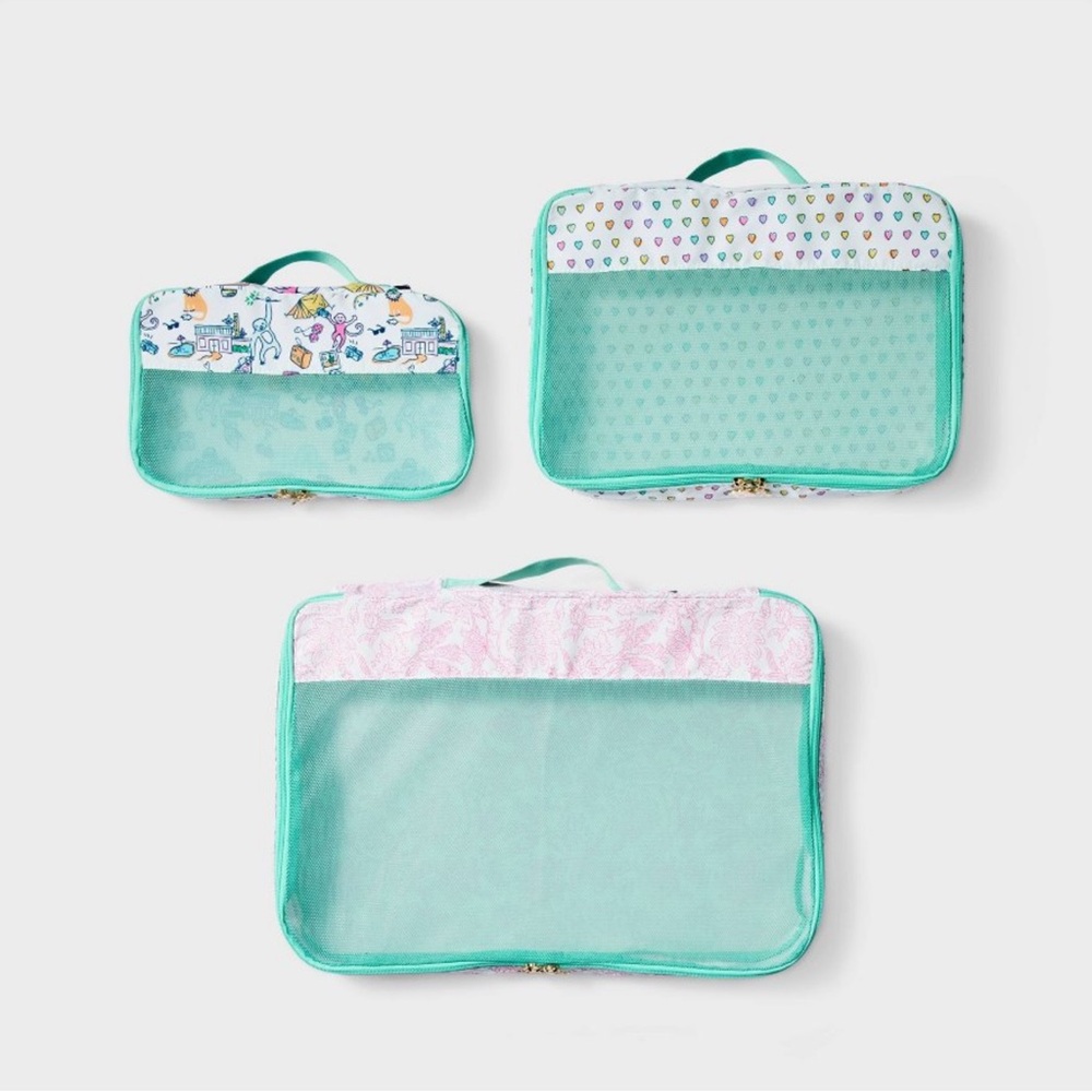 Roller Rabbit x Target 3 Piece Colorful Packing Cube Set - Picture 2 of 5